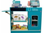 Banco Del Supermercato Con Sistema Di Cassa - Blu