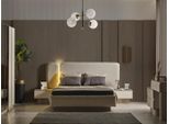 Letto 2X Comodini 3 Pz. Cameretta Design Comodino Moderno Mobili