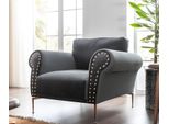 Poltrona Wing Chair Poltrona Cocktail Poltrona Design Moderno Seduta In Tessuto Blu