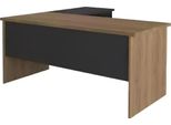 Scrivania Ad Angolo Arredo Ufficio Sala Direzionale Scrivania Design Moderno Marrone