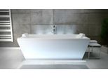Vasca Da Bagno Rettangolare Freestanding Vasche Da Bagno Acrilico Bianco Nuovo