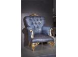 Poltrona 1 Posto Design Divano Lusso Nuovo Relax Tessile Lounge Tappezzeria Nuovo