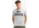 Maglietta Uomo Regular Fit Doppio Pacco Loscoe Marl Grigio/Nero Xxl Lonsdale
