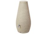 Regenwassertank Arves "Drop", Beige (Sandstein), H:120,5Cm Ø:57Cm, Kunststoff, Regentonnen