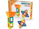 UNVI- Kit Magnetico 20 Pezzi Tachan Set Di Costruzione, Multicolore (709T00632) Unvi