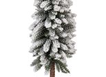 Clayre & Eef Mini Albero Di Natale Artificiale Ø 10X60 Cm Legno Verde