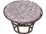 Rattanstuhl Home Affaire, Braun (Braun, Rose), Ø80Cm, StüHle, Rattanstuhl, Aus Handgeflochtenem Rattan
