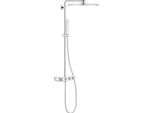 Grohe Euphoria Smartcontrol System 310 Cube Duo SystèMe De Douche Avec Mitigeur Thermostatique, Montage Mural, 26508000, 26508000