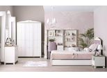 Komplete Jugendbett Kindermöbel Kinderzimmer Bett Holz Rosa Set 8tlg