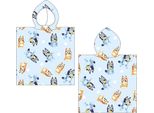 Bluey Poncho 50X115Cm - Telo Mare Per Bambini