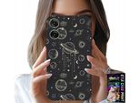 Custodia Per Motorola Moto G55 - Cosmo Pianeti Stelle Luna + Vetro