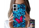 Custodia Per Motorola Moto G35 - Farfalle Blu, Farfalla, Motivi Femminili