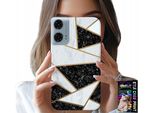 Custodia Per Motorola G34 5G - Custodia Elegante E Alla Moda + Pellicola Protettiva