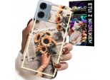 Custodia Per Motorola G34 5G - Motivo Floreale Girasoli Girasoli