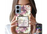 Custodia Per Motorola G24 / G04 - Motivo Floreale, Alla Moda Da Donna + Pellicola Protettiva