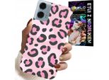Custodia Per Motorola G24 / G04 - Rosa Pantera Pantera Motivi Femminili