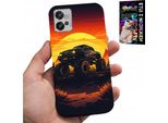 Custodia Per Motorola G32 - Monstertruck, Camion, Motivi + Pellicola Protettiva
