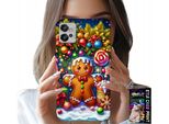 Custodia Per Motorola G32 - Pan Di Zenzero, Motivi Natalizi Colorati + Pellicola Protettiva