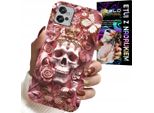 Custodia Per Motorola G32 - Modelli Femminili E Alla Moda, Teschio Tra I Fiori