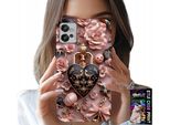 Custodia Per Motorola G32 - Motivi Femminili Lucchetto Cuore Custodia + Pellicola Protettiva