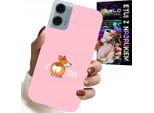 Custodia Per Motorola G34 5G - Divertenti Motivi I Love You Cagnolino Custodia