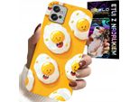 Custodia Per Motorola G32 - Custodia Con Uova Sorridenti + Pellicola Protettiva