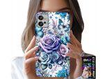 Custodia Per Motorola G32 - Motivi Floreali Fiori Rosa Custodia + Pellicola Protettiva