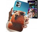 Custodia Per Motorola G32 - Dolce Capibara, Custodia Capibara + Pellicola Protettiva