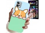 Custodia Per Motorola G32 - Dolce Cagnolino Motivi Fiabeschi Custodia