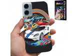 Custodia Per Motorola G24 / G04 - Auto Sportive, Corse Case + Pellicola Protettiva