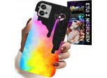Custodia Per Motorola G32 - Motivi Colorati Arcobaleno, Vernice + Pellicola
