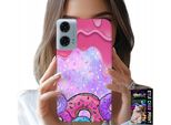 Custodia Per Motorola G24 / G04 - Dolci Ciambelle Con Glassa Sullo Sfondo + Pellicola Protettiva
