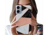Custodia Per Motorola G24 / G04 - Custodia Elegante E Alla Moda + Pellicola Protettiva