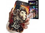 Custodia Per Motorola Moto E22 / E22I - Leone, Segno Zodiacale Astronomia + Vetro