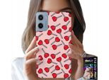 Custodia Per Motorola E15 / G05 - Modelli Femminili E Alla Moda Lecca-Lecca Con Cuori Custodia
