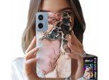 Custodia Per Motorola E15 / G05 - Elegante Marmorizzato Motivi Alla Moda + Pellicola Protettiva