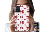 Custodia Per Motorola Moto E22 / E22I - Nastri Rossi Nastro Modelli Alla Moda