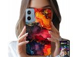 Custodia Per Motorola E15 / G05 - Motivi In Pietra, Custodia + Pellicola Protettiva