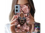Custodia Per Motorola E15 / G05 - Modelli Femminili Lucchetto Cuore Custodia + Pellicola Protettiva