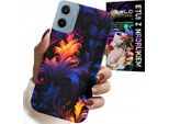 Custodia Per Motorola E15 / G05 - Motivi Astratti Colorati + Pellicola Protettiva