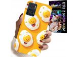 Custodia Per Motorola Moto E22 / E22I - Custodia Con Uova Sorridenti + Pellicola Protettiva