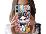 Custodia Per Motorola E15 / G05 - Coniglio Pasquale, Lepre, Uova + Pellicola Protettiva