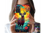 Custodia Per Motorola Moto E22 / E22I - Motivi Colorati Cervo Alce Animali Della Foresta