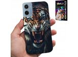 Custodia Per Motorola E15 / G05 - Tigre Leone Safari Animali Motivi Schienali