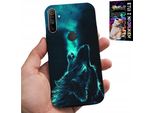 Custodia Per Realme C3 - Lupo Lupi Branco Fantastici Disegni Custodia