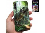 Custodia Do Realme C3 - Dino Dinozaur Tyranozaur Case + Pellicola Protettiva