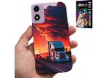 Custodia Per Motorola Moto E14 - Custodia Tir Truck + Vetro Temperato