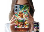 Custodia Per Motorola E15 / G05 - Pan Di Zenzero Pan Di Zenzero Natalizio Motivi + Pellicola