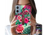 Custodia Per Motorola E15 / G05 - Croce, Rosa Cristianesimo Gesù Schienale
