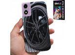 Custodia Per Motorola Moto E14 - Cerchioni Auto Sportive Auto Fan + Vetro